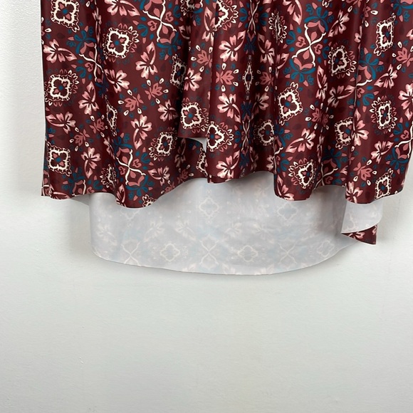 Swimsuits For All Women 16 Floral 2 Piece Swimsuit Tunic Halter Top Built In Bra - Picture 2 of 10